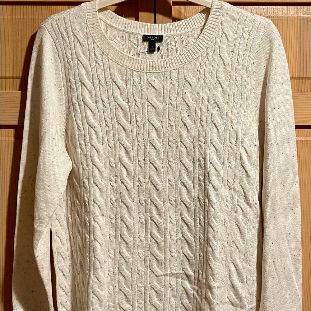 Talbots Speckled Knit Sweater